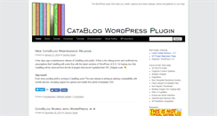 Desktop Screenshot of catablog.illproductions.com